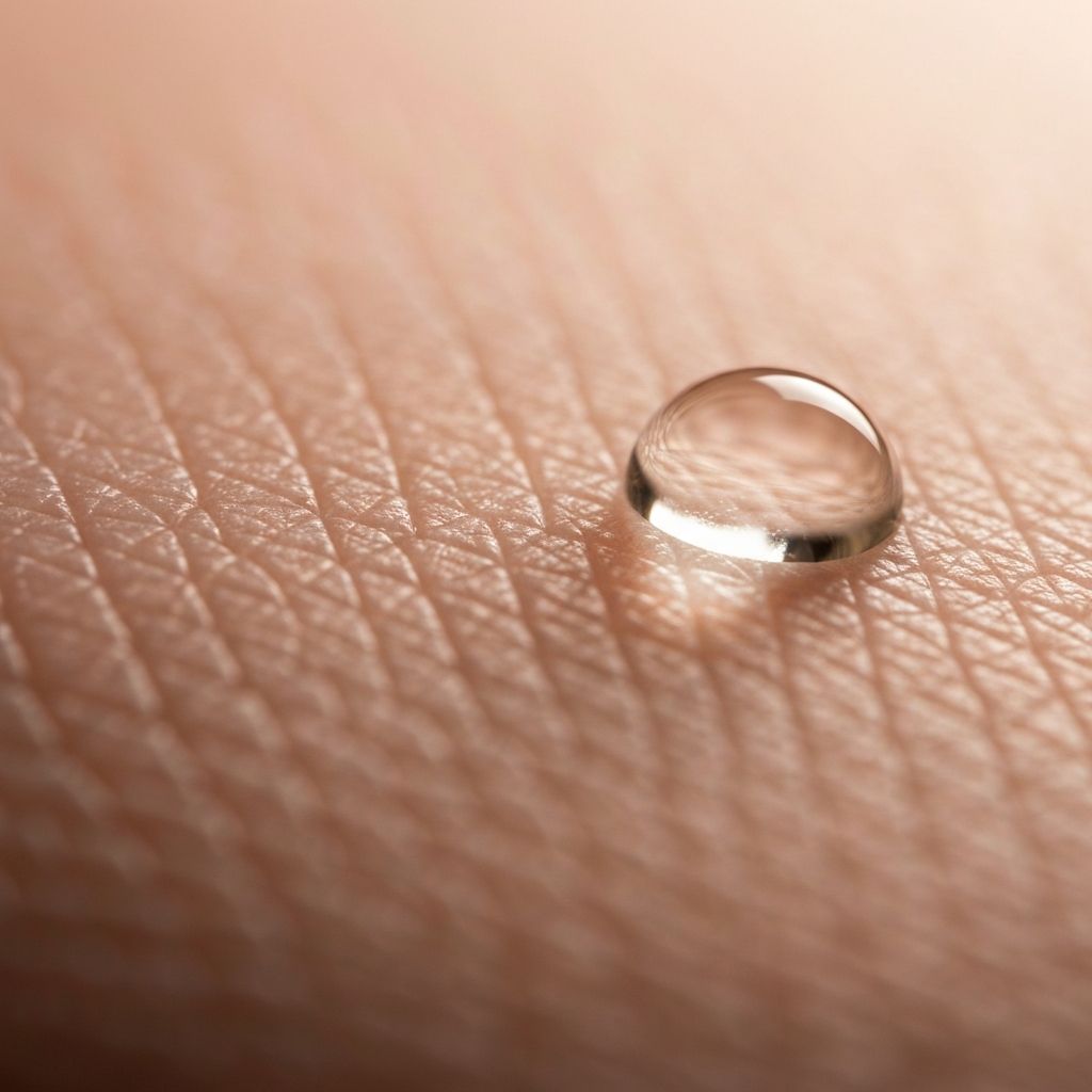 Kaplja vode na koži